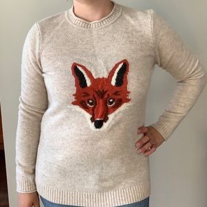 Fox wool blend sweater